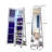 Kalijah 360° Rotating LED Jewellery Armoire with 3 Colour Dimmable-1544877861