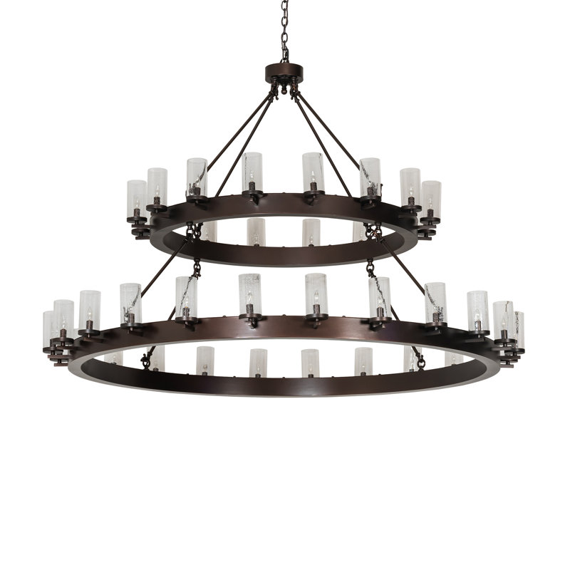 Lustre 72 lumières à deux niveaux 72 "Noziroh