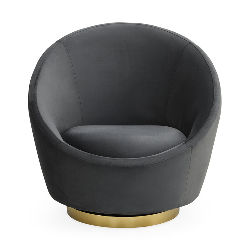 Ether Swivel Chair, Bergamo Charcoal