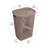  60L Slim Laundry Hamper, Clothes Basket, Lid, Ventilated, Plastic, 17.25"L x 13.75"W x 23.5"H, 2-Pack-102445653
