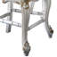 Chaises à hauteur de comptoir sans accoudoirs caramel et perle antique (ensemble-2)