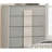 Contemporary Style French Dovetail Drawer Chest 1Pc Two Tone Design Center Metal Glides Wooden Panels White Wash And Stone Gray Finish Bedroom Furniture