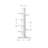 Elora 48'' Modern Geometric Tree Bookcase