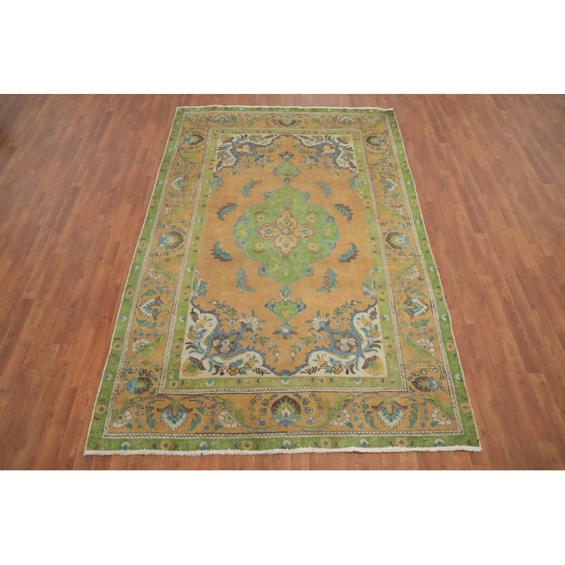 Tapis traditionnel en laine fait à la main 6 x 9