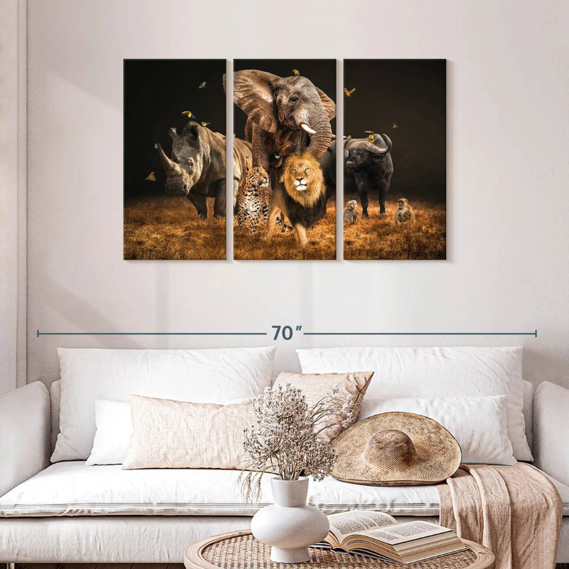 Brampt Big 5, 28" H x 45" W