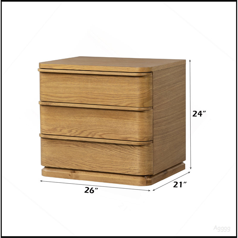 Zoey Oak Nightstand