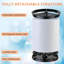 Extra Large 360° Rotating Stainless Steel Utensil Holder - 3-Compartment Grey Counter Caddy-122097708