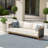 Sereno Patio 79"L Aluminum Sofa With Cushions -39237364