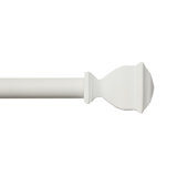 Exclusive Home Napoleon 1" Curtain Rod and Coordinating Finial Set