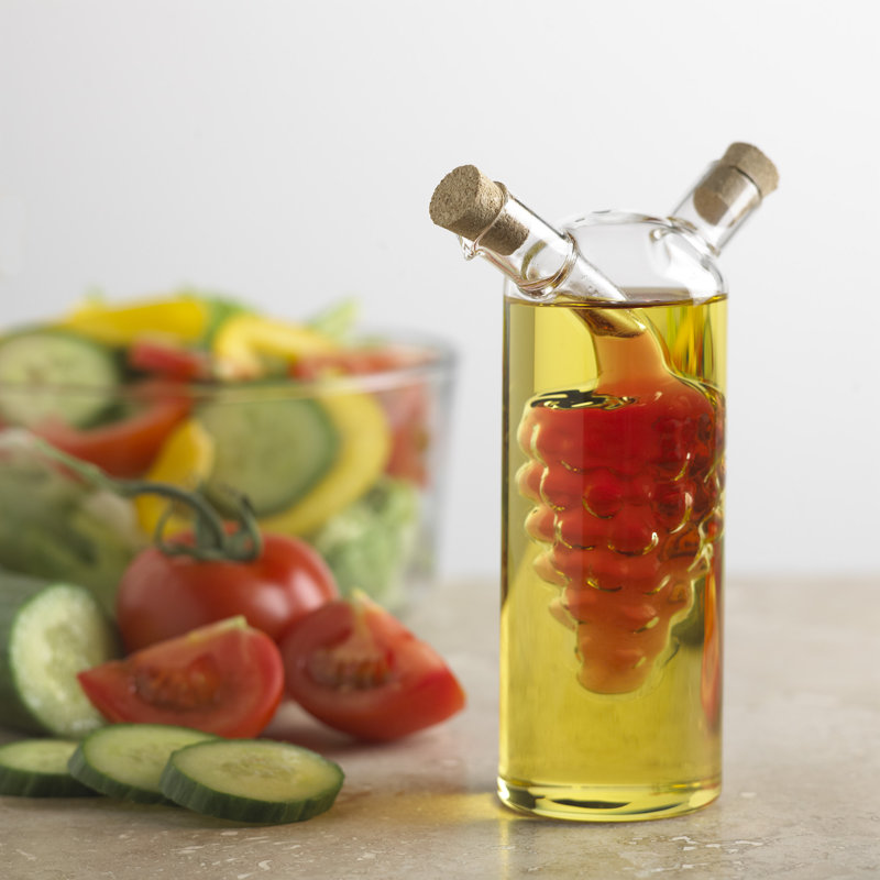 Huilier à huile simple/vinaigre 11,2 oz, Raisin