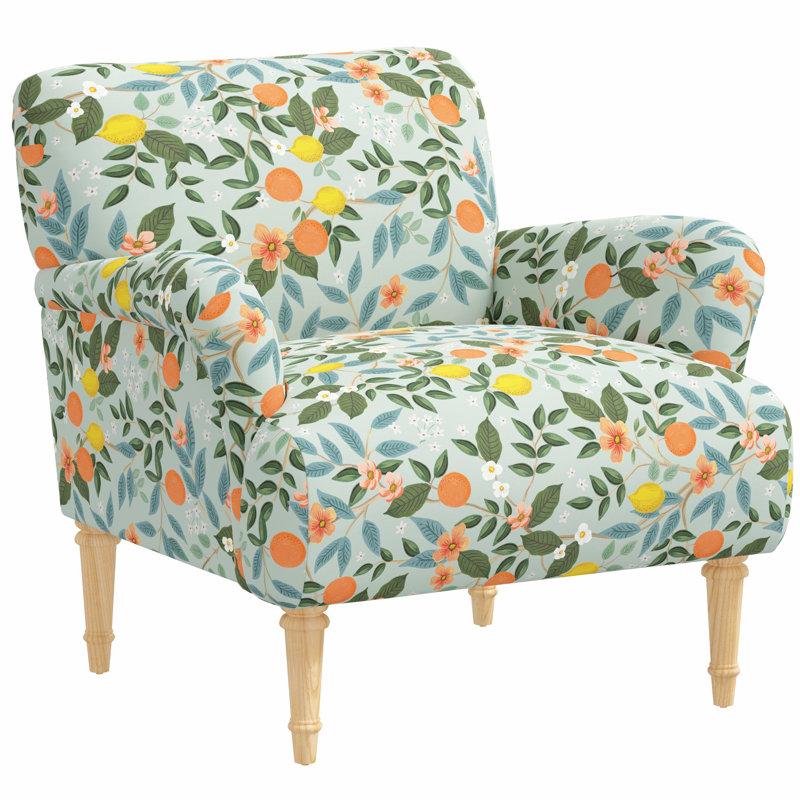 Bristol Armchair, Rpc Citrus Grove Mint Linen