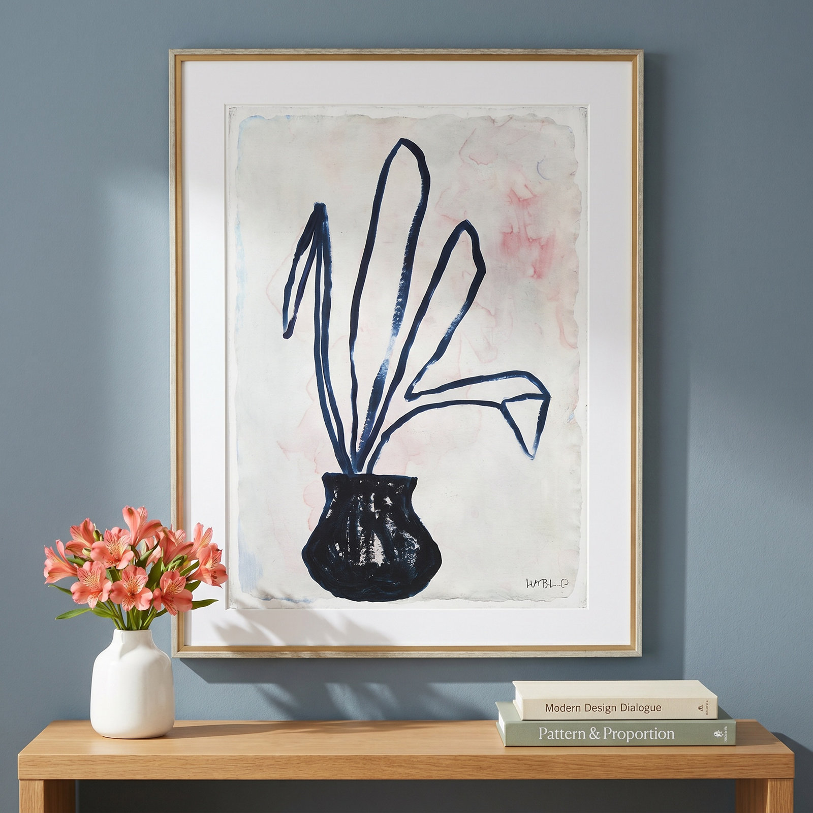 Susan Hable "Potted Frond" Print