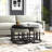 Stannos 36" Round Coffee Table with 4 Stools-492496058
