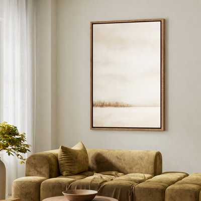 Framed Canvas Wall Art - Vintage Abstract Wall Prints for Bedroom - 24"x36"