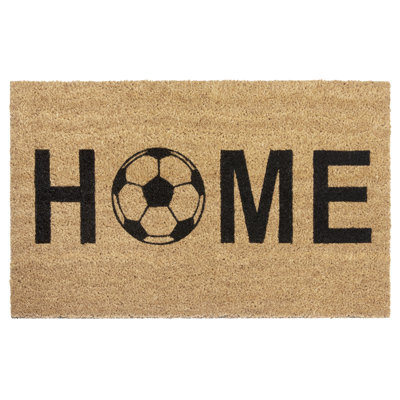 Mix Mats Coconut Home Soccer Doormat