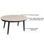 Ensemble de conversation en aluminium avec coussins Sunbrella Mahurin
