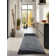 Solid Colour Machine Woven Gray Area Rug
