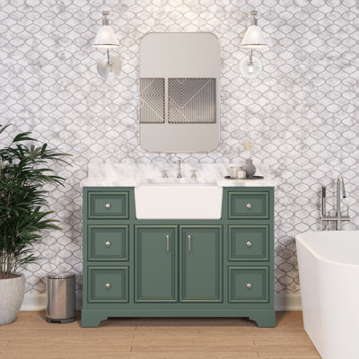 Emiliano 48'' Single Bathroom Vanity with Top