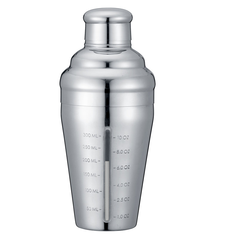 Shaker à cocktail mesuré en acier inoxydable