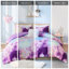 Édredon très grand / très grand avec imprimé de teinture par nœuds, microfibre douce, coussin texturé chic, literie aquarelle lavable à la machine, traitement, rembourrage,-129125037-129125041