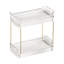 Tablette de meuble-lavabo à 2 niveaux