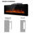 Aaeryn 84 inches Recesses and Wall Mounted Electric Fireplace inserts-2134420914