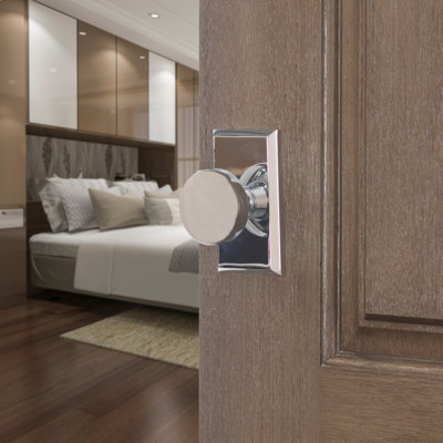 Bravura 936G-1 Privacy Nashville Knob w/ Rectangle Esc. US26