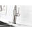 360-Degree Rotating Pull Down Kitchen Faucet With Touch - Stainless Steel Body Rust Proof, User- Wrist Activation-1258432718