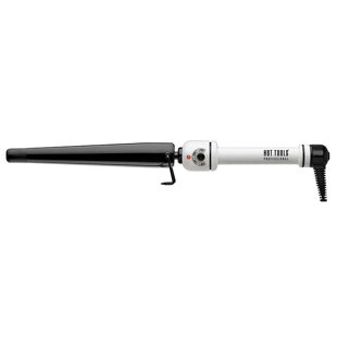 Fer à friser extra-long blanc en céramique 3/4 po 1 1/4 po Hot Tools Pro Artist