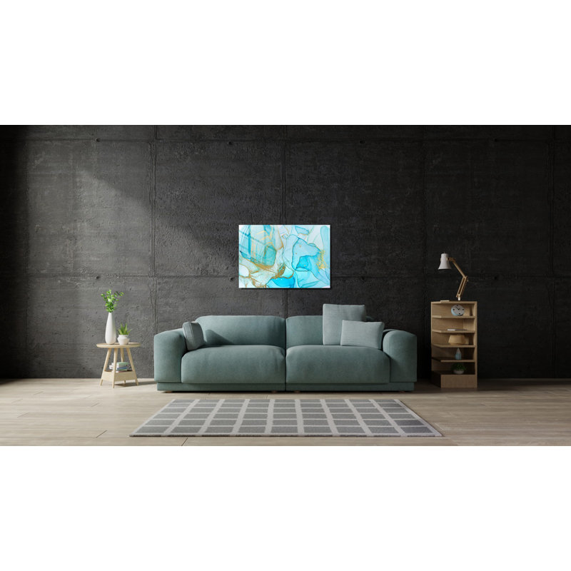 Peinture décorative en verre trempé, H 39,4 po x l 27,6 po x P 1 po