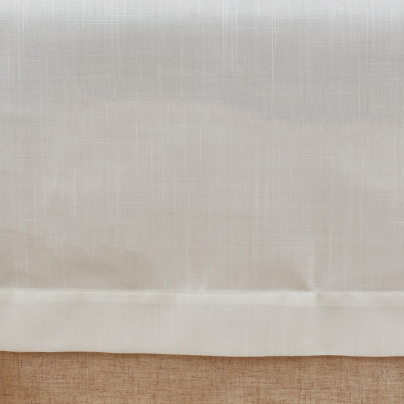 Moldura Double Layer Tablecloth, Ivory, 67" x 67"