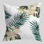 Ensemble de 4 taies d'oreiller de style tropical avec housse de coussin à fermeture à glissière cachée en fibre de polyester de 17,71 po x 17,71 po de style tropical