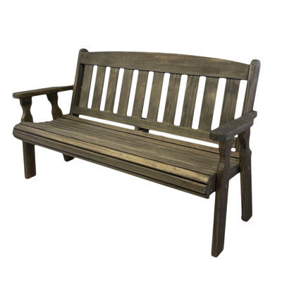 Banc de jardin robuste en bois traité Mission