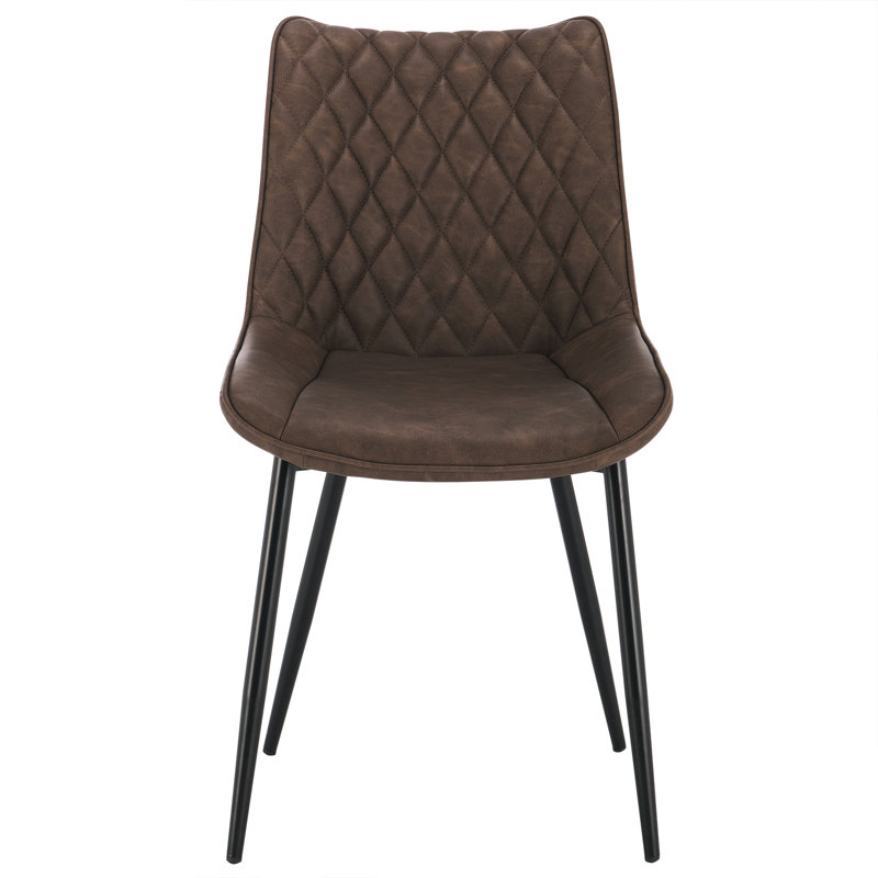 Alhambra 46.5cm H Upholstered Side Chair, 2, Brown