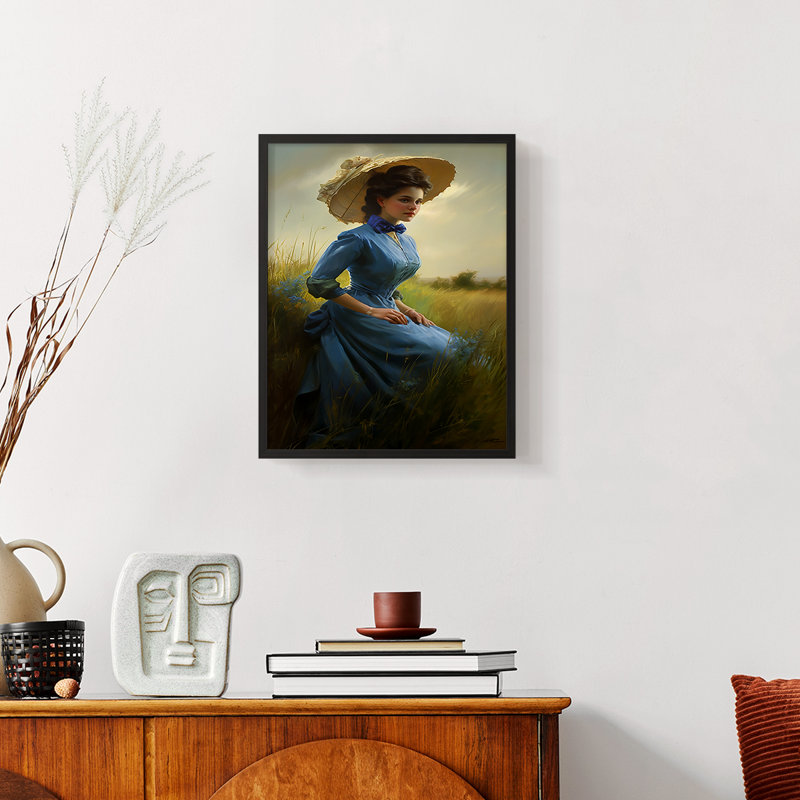 WOMEN Series CMLXIV - reproduction encadrée de qualité supérieure - prête à être accrochée - aucun clou requis