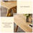 Burlywood Rectangular Solid Wood Dining Table-1725698743