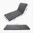 LOUNGE CHAISE SET, SPACE AVAILABLE ON ONE SIDE,ACACIA SOLID WOOD WITH LOUNGE CUSHION (CREAM & TRIPLE FOLD) - MATCHING DARK GREY VERSION AVAILABLE-1898868613