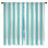 Teal Vertical Stripes Window Curtains Stripes Sheer & Room Darkening - 2 Panels