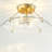 Abbate 4 - Light Glass Flush Mount Ceiling Light