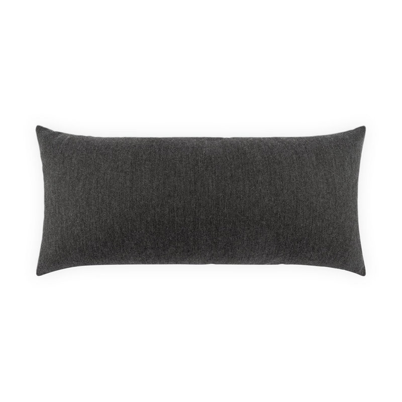Switch Outdoor Throw Pillow, Rectangle 12"H x 24"W, Coal