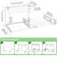Under Sink Organizer, Pull Out Cabinet Organizer 2 Tier Slide Out Sink Shelf Cabinet Storage Shelves, Under Sink Storage For Kitchen Bathroom Cabinet, White, 1 Pack