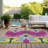Malchow Washable Ikat Indoor / Outdoor Rug-109569340