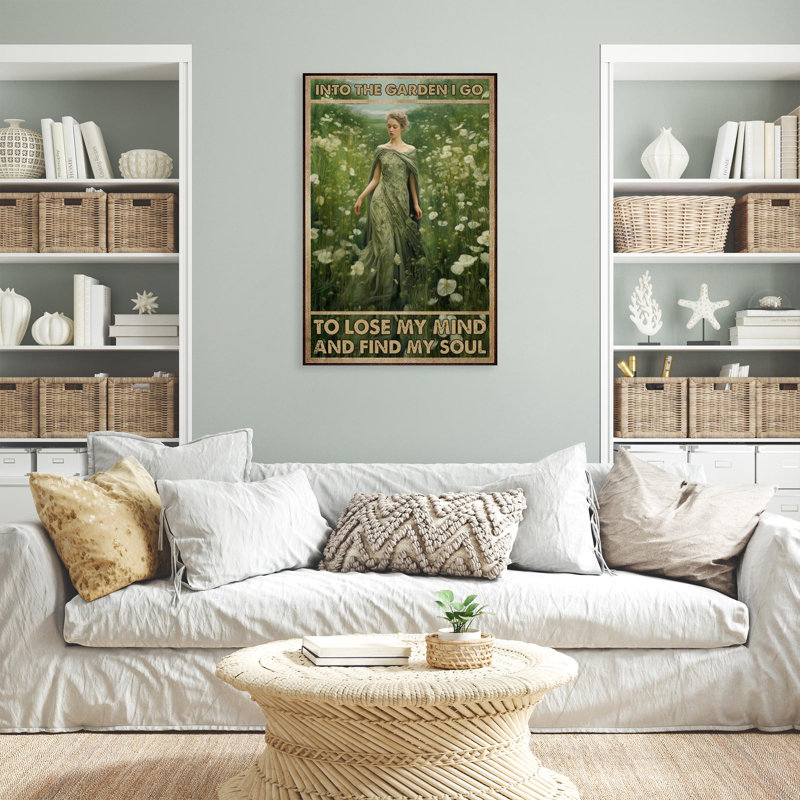 Into The Garden I Go On, impression sur toile, H 36 po x l 24 po x P 1,25 po