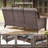Meriline Wicker 3 - Person Modular Patio Sofa Seating Group With 6" Thick Cushions-122524753-122524756