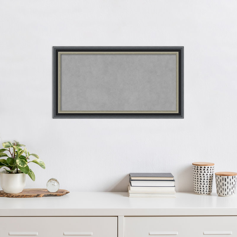 Tableau magnétique magnétique en métal, 15" H x 27" W