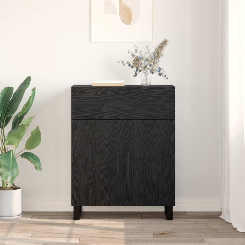 Sideboard Accent Chest, Black Oak
