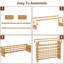 Wine Bottle Rack Brown-350025395