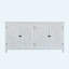 Armoire d'appoint 60 "avec 4 portes - Buffet en bois rustique avec garde-manger