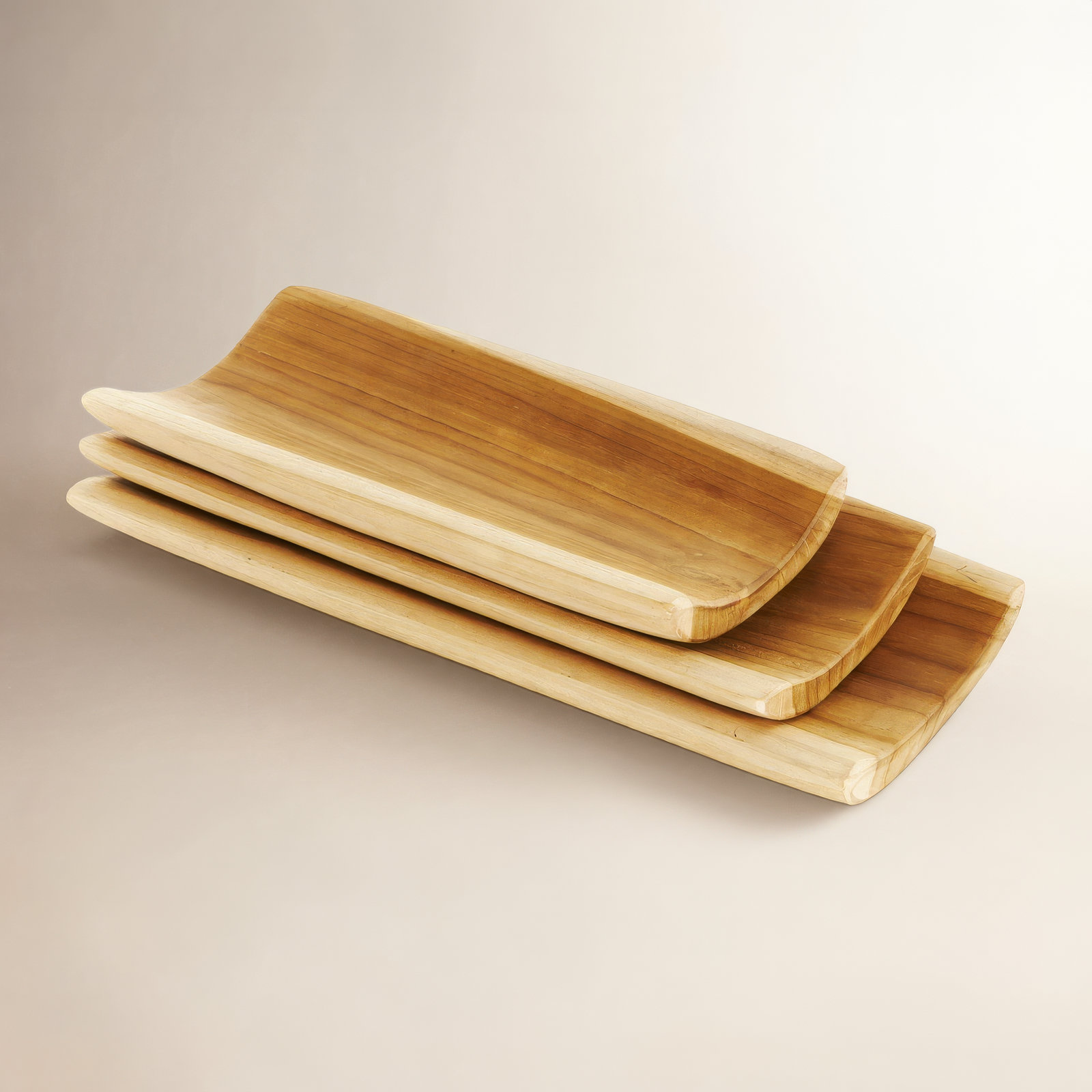 Nerina Teak Tray - Set of 3