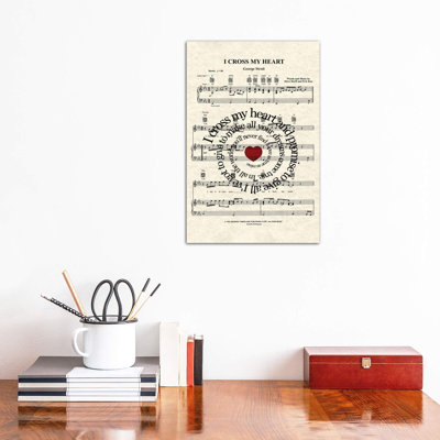 I Cross My Heart - Wrapped Canvas Print